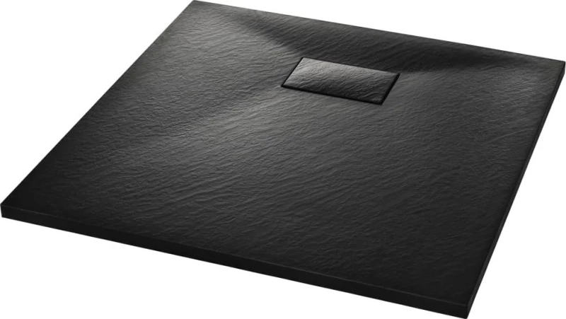 vidaXL 144776 Ντουζιέρα 80x80cm SMC Μαύρη