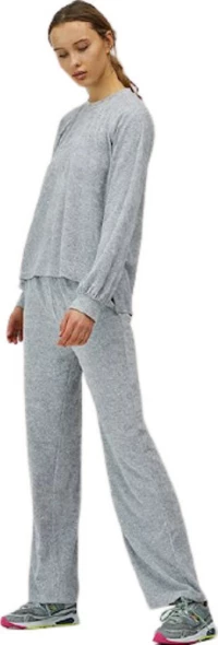 MbyM Roo Women's Velour Blouse Grey