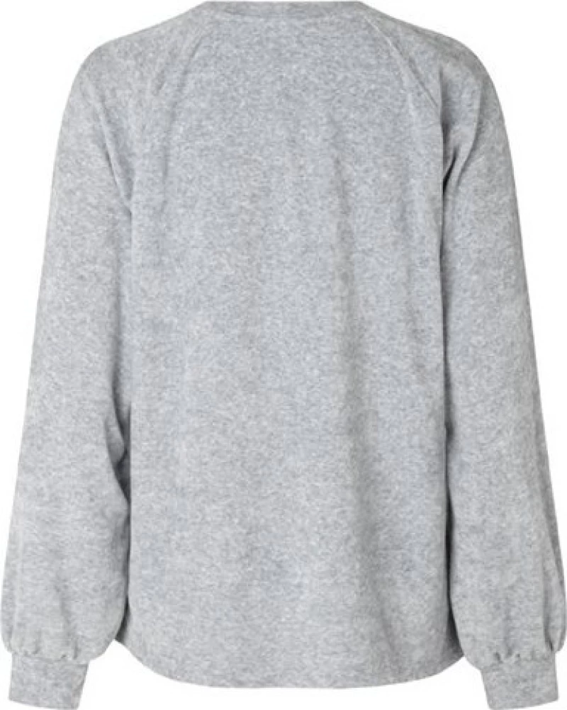 MbyM Roo Women's Velour Blouse Grey