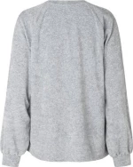 MbyM Roo Women's Velour Blouse Grey