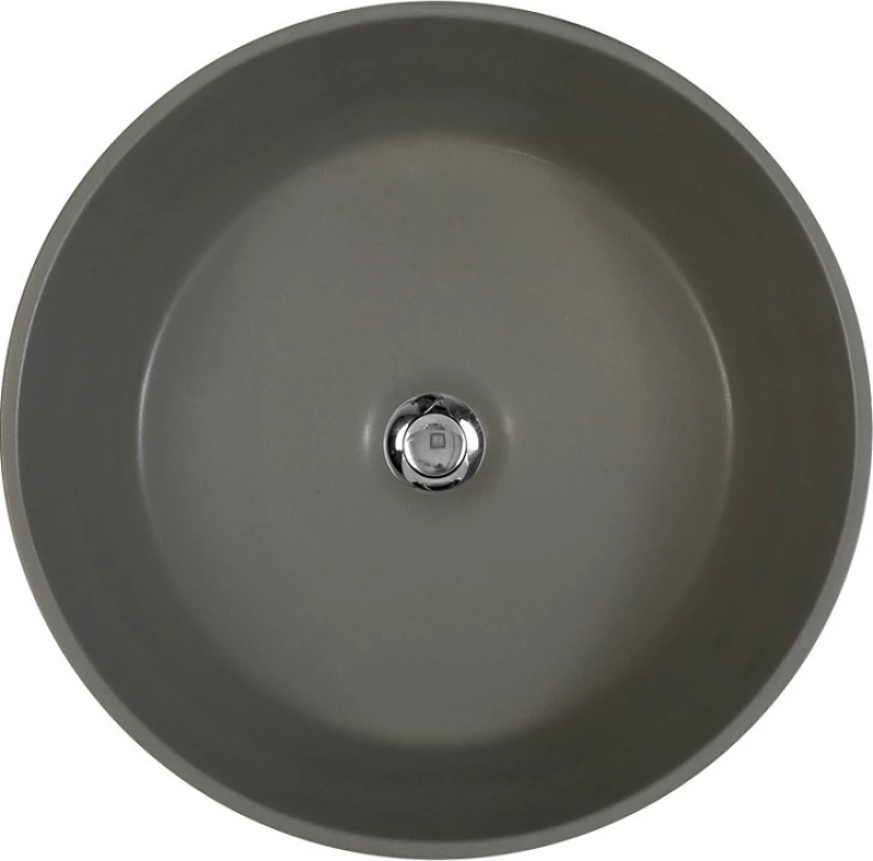 A&D Cupa X Επικαθήμενος Νιπτήρας Πορσελάνης 44x44cm Γκρι