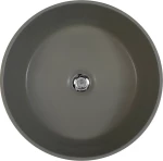 A&D Cupa X Επικαθήμενος Νιπτήρας Πορσελάνης 44x44cm Γκρι