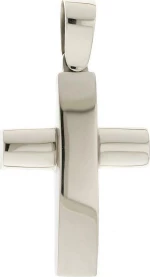 BabyQ Λευκόχρυσος Σταυρός 18K