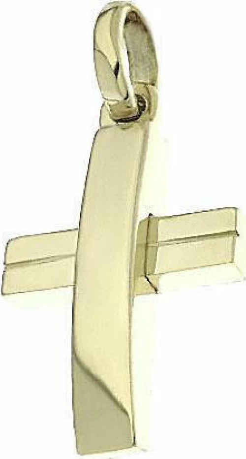 BabyQ Λευκόχρυσος Σταυρός 18K