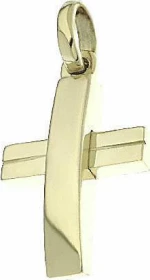 BabyQ Λευκόχρυσος Σταυρός 18K
