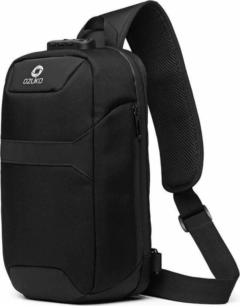 Μικρό Σακίδιο Πλάτης Bodybag OZUKO 9270. Μαύρο 7007