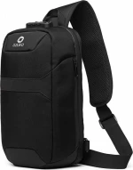 Μικρό Σακίδιο Πλάτης Bodybag OZUKO 9270. Μαύρο 7007