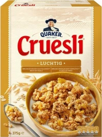 Quaker Cruesli Luchtig Naturel 375gr