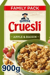 Quaker Cruesli Apple Raisin 900gr