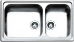 Apell Anniversario 8320 Ένθετος Νεροχύτης 86x50cm Inox Σαγρέ