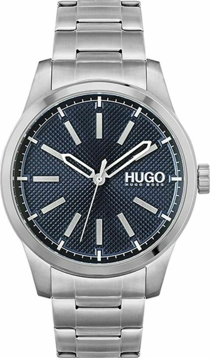 Hugo Boss Ρολόι Invent με Μεταλλικό Μπρασελέ σε Ασημί χρώμα