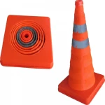 674506 Αναδιπλούμενος κώνος Warning 50cm