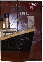 SP Souliotis Τιτανικός Πίνακας Μεταλλικός 50x70cm