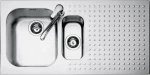 Macart Barazza Select D-150 Ένθετος Νεροχύτης 100x50cm Inox Σατινέ