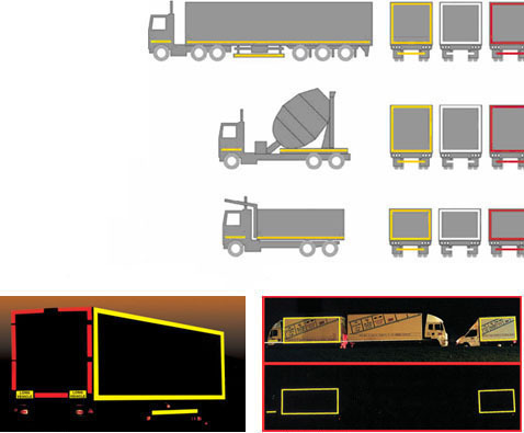 Αυτοκόλλητη ταινία μαύρο-κίτρινο ανακλαστική 5cm x 5m