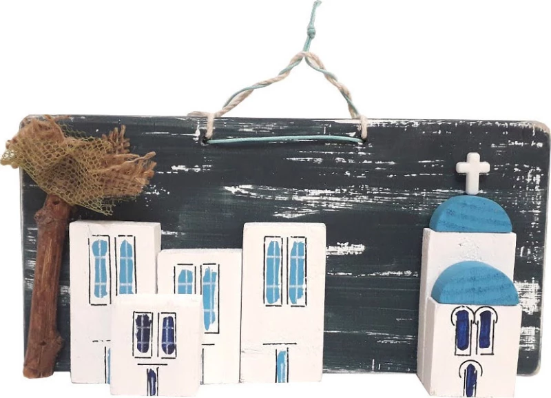 Kapadakis Wood Art Διακοσμητικό Κάδρο από Ξύλο 20x3x10cm