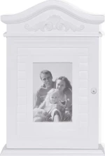 vidaXL Κλειδοθήκη Τοίχου Ξύλινη 22.5x6.5x34.5cm