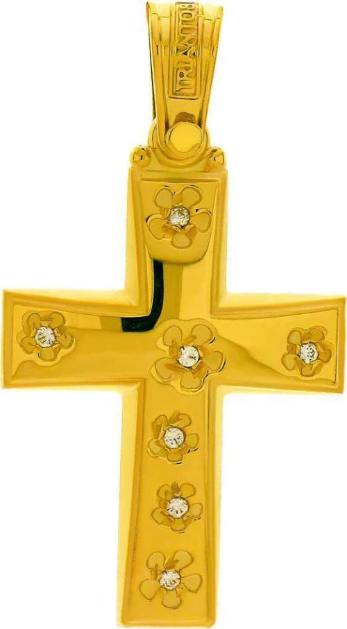 BabyQ Χρυσός Σταυρός 14K
