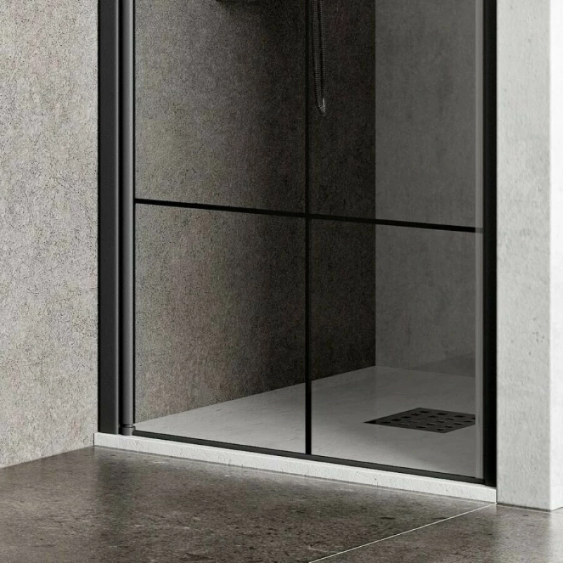 Nero Pivot Διαχωριστικό Ντουζιέρας 70x200cm Serigrafato