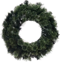 Χριστουγεννιάτικο Στεφάνι Πράσινο Cashmere 60cm