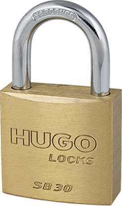 Hugo Λουκέτο SB 30 Από Ορείχαλκο Key Alike 3 Tμχ 4 Κλειδιά (Χρυσό) 60286