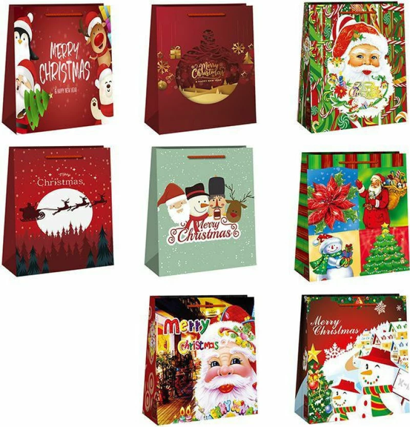 XMASfest Τσάντα Δώρου 23x17x8cm (Διάφορα Σχέδια)