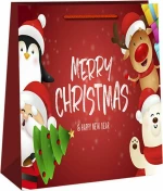 XMASfest Τσάντα Δώρου 23x17x8cm (Διάφορα Σχέδια)