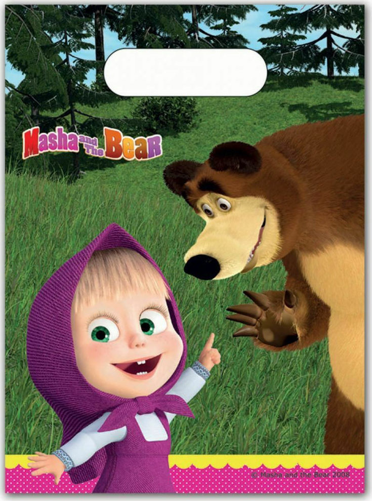 Τσάντες Masha and the Bear 6τμχ