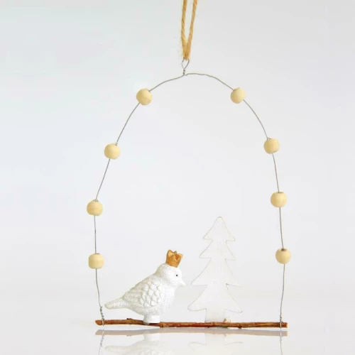 Eurolamp Στολίδι Πουλάκι 10.5x14cm 1τμχ