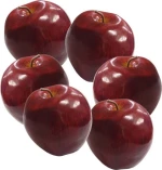 Marhome Σετ Διακοσμητικά Μήλα από Πλαστικό 8x7.5cm 6τμχ