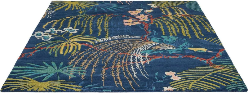 Brink & Campman Χαλί Rain Foresttropical Night 050708 Μαύρο - Ανθρακί 170x240cm