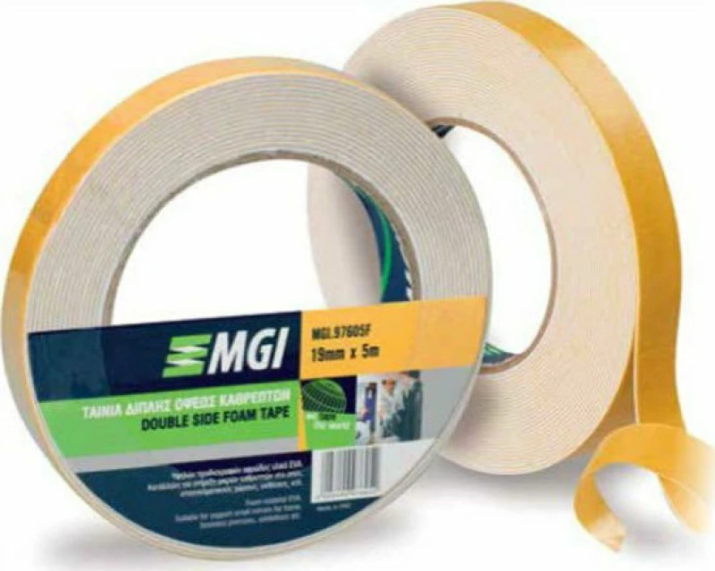Αφρώδης Ταινια Διπλής Όψης MGI 19mm Χ 15m - MGI97615