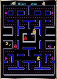 Pacman Ξύλινος Πίνακας 20x30 cm