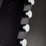 Icos Astrea Black Matte Στήλη Υδρομασάζ
