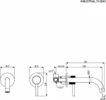 Armando Vicario Industrial 512045-201 Νιπτήρα Χρυσή