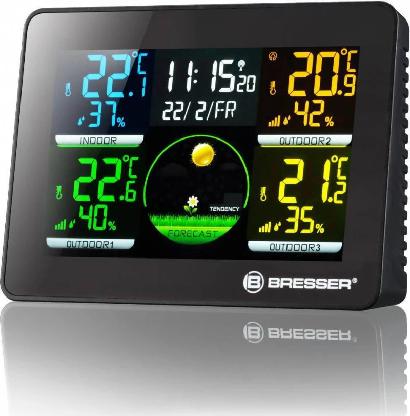 Bresser Thermo-/Hygrometer Quadro NLX