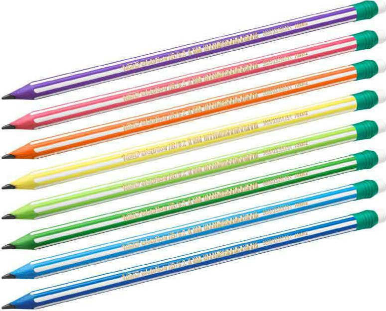 Μολύβι Bic Evolution Stripes HB με Γόμα