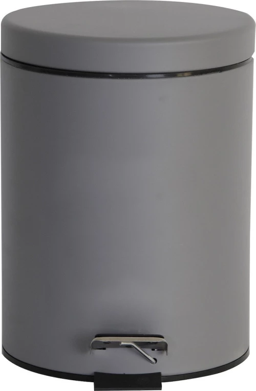 Estia Classic Μεταλλικό Καλαθάκι Μπάνιου 5lt Γκρι