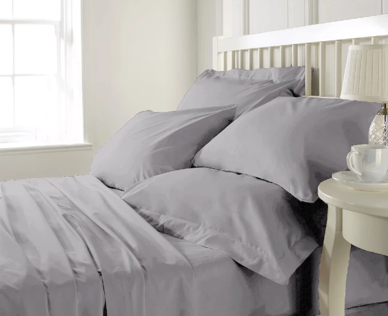 Anna Riska Σετ Σεντόνια Υπέρδιπλα με Λάστιχο 160x200x25 Prestige 9 Grey
