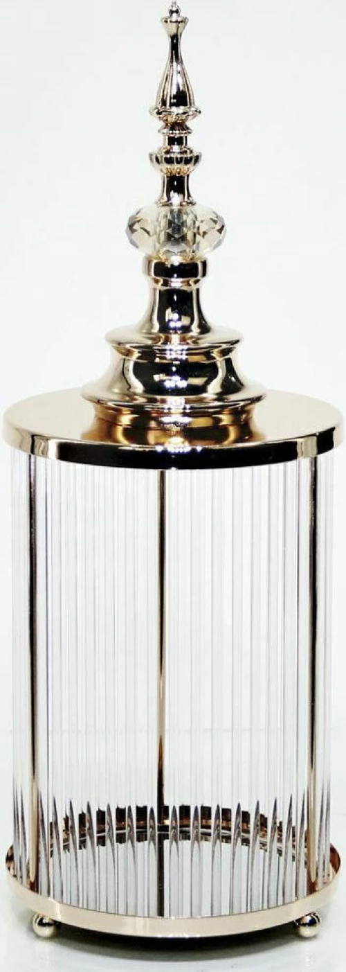 Iliadis Φαναράκι Μεταλλικό Χρυσό 14x14x39cm