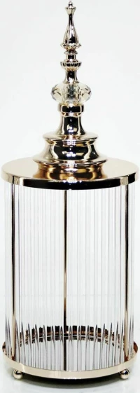 Iliadis Φαναράκι Μεταλλικό Χρυσό 14x14x39cm