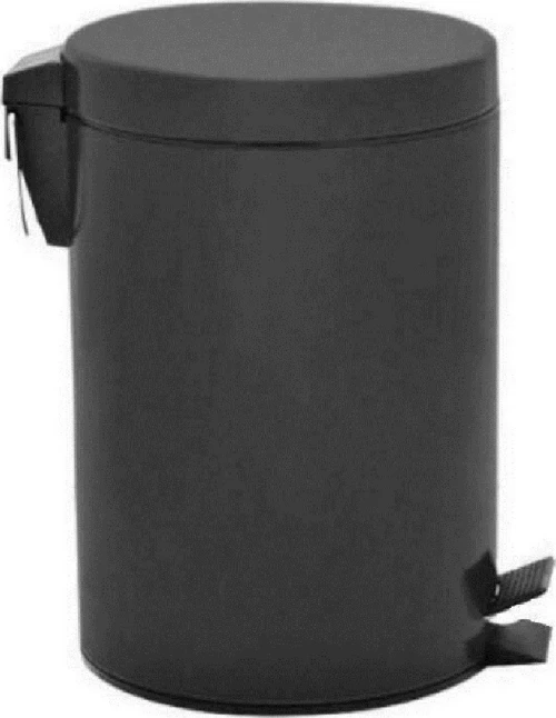 Delta Cleaning ΚΑ05Μ Inox Καλαθάκι Μπάνιου 5lt Black Matt