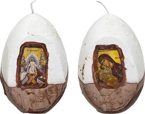 Bunny's Κερί Αυγό με Εικόνα 12cm