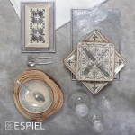 Espiel Πλατώ Σερβιρίσματος Αλουμινίου Σκάλισμα 29x321x1cm