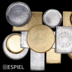 Espiel Πλατώ Σερβιρίσματος Αλουμινίου Σκάλισμα 29x321x1cm