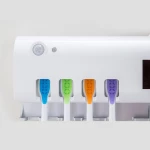 Factory MG50328 Θήκη για Οδοντόβουρτσες Επιτοίχια Πλαστική Λευκή