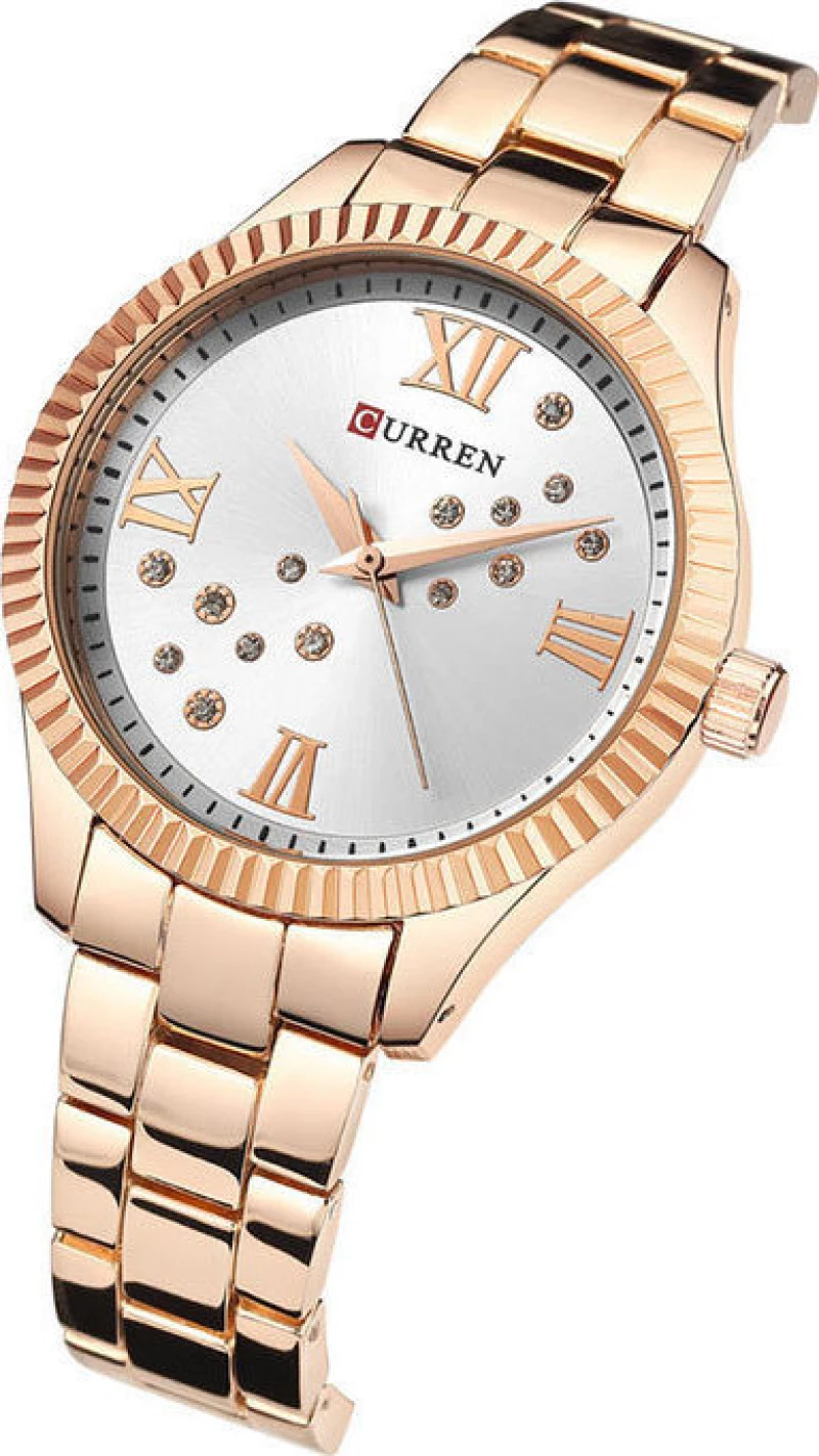 Curren 9009 Rose Gold / Silver