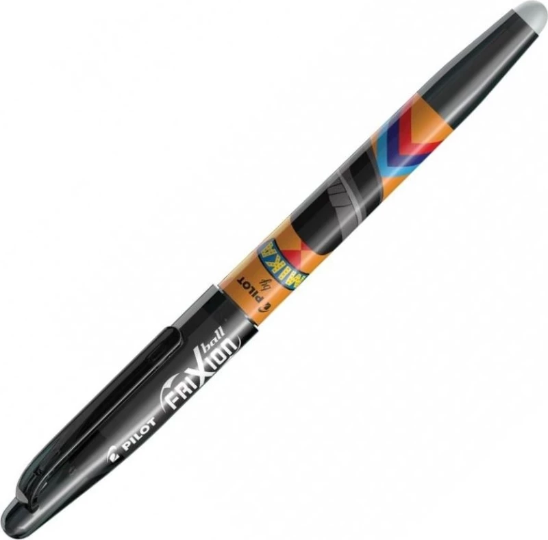 Pilot Στυλό Gel 0.7mm με Μαύρο Mελάνι Frixion Ball Mika Limited Edition