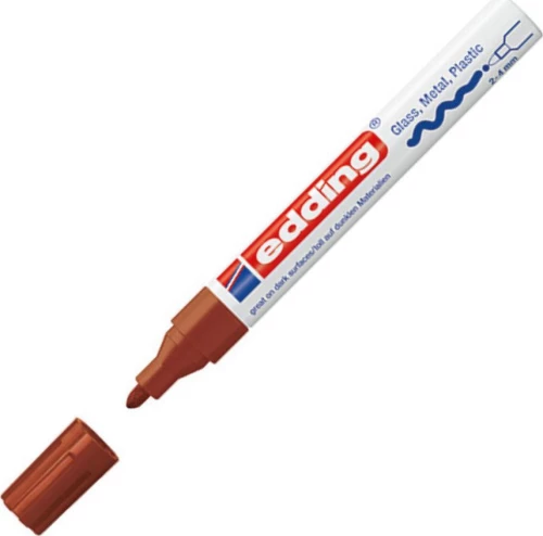 Edding 750 Ανεξίτηλος 4mm Καφέ