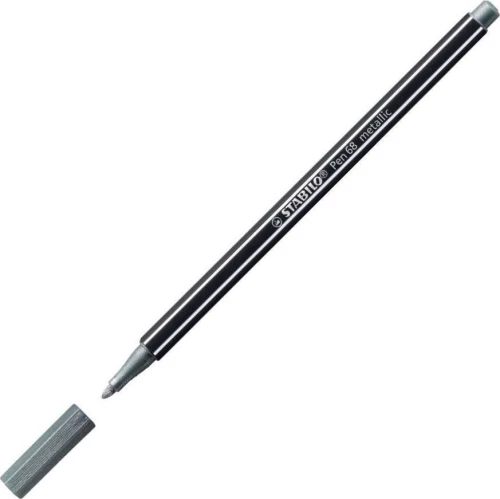 Stabilo Pen 68 1mm Metallic Silver